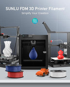 SUNLU Large Spool 5KG PETG Filament, 3D Printer Filament PETG 1.75mm, Less - Image 9
