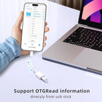USB C to USB 3.0 Adapter 2 Pack, USB C Male to USB Female OTG Cable - Image 3