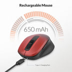 Rii Wireless Mouse Rechargeable, 2.4 GHz - Image 8