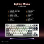 TECWARE Phantom+ Elite 87 Key RGB Mechanical Gaming Keyboard, LED Backlit - Image 6