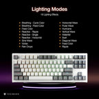 TECWARE Phantom+ Elite 87 Key RGB Mechanical Gaming Keyboard, LED Backlit - Image 6