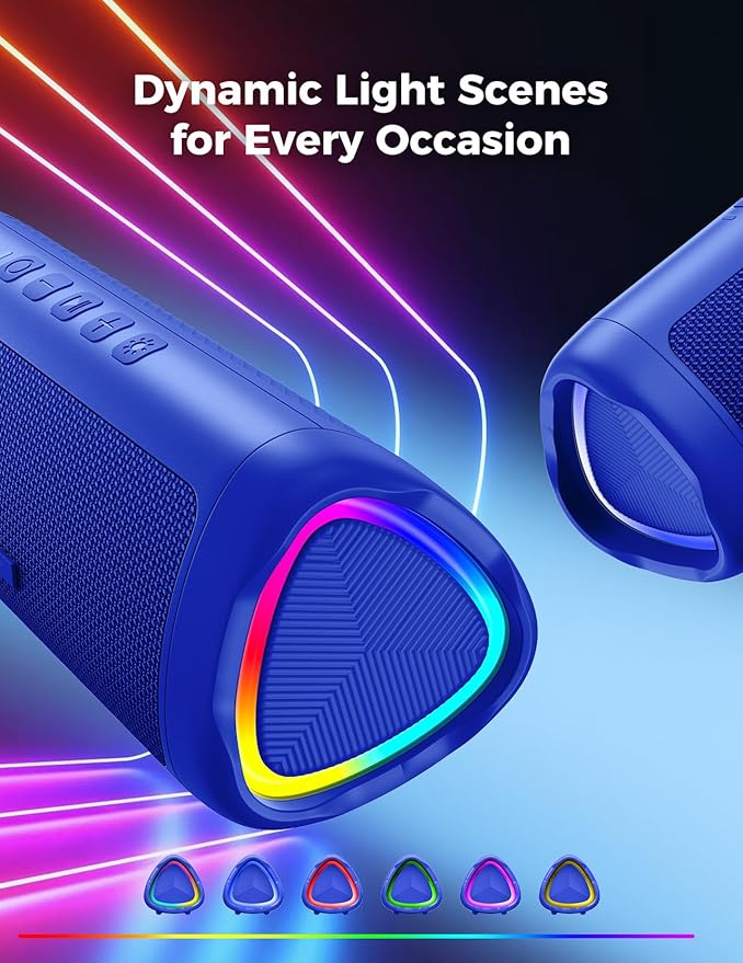 Bluetooth Speaker, 20W HD Sound, Portable Wireless, IPX5 Waterproof, - Image 3