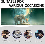 Fairy and Elephant Large Mouse Pad, Gaming Mouse Pad, Keyboard Mat, Non-Slip - Image 2
