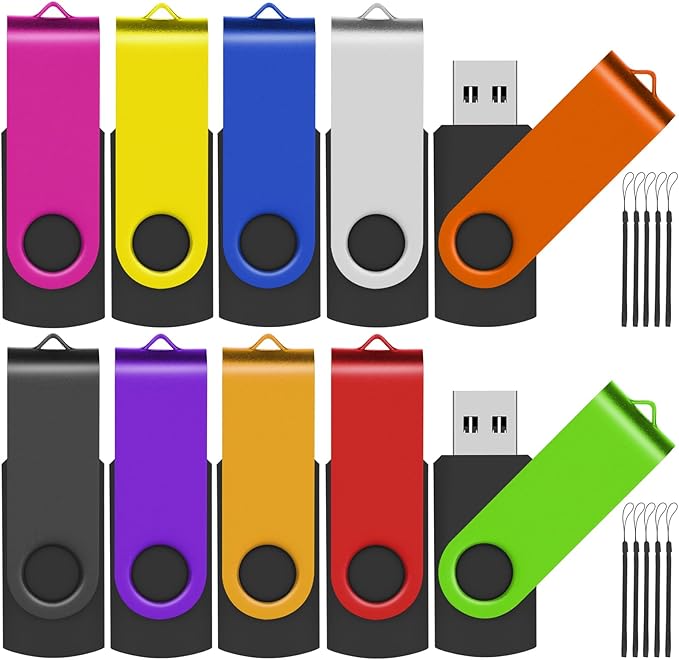 EASTBULL Flash Drives Bulk 32GB USB Thumb Drive 10 Pack USB 2.0 Memory Stick by EASTBULL