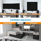 AVLT Dual Extended 13"-32" Monitor Wall Mount fits Two Flat/Curved Computer - Image 4