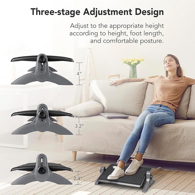 EHO Ottoman, Ergonomic Foot Rest - Image 6