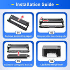 DR221CL DR-221CL Drum Unit Set 4 Pack High Yield Replacement - Image 4