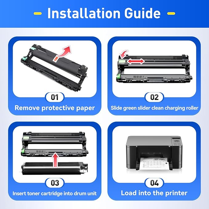 DR221CL DR-221CL Drum Unit Set 4 Pack High Yield Replacement - Image 4