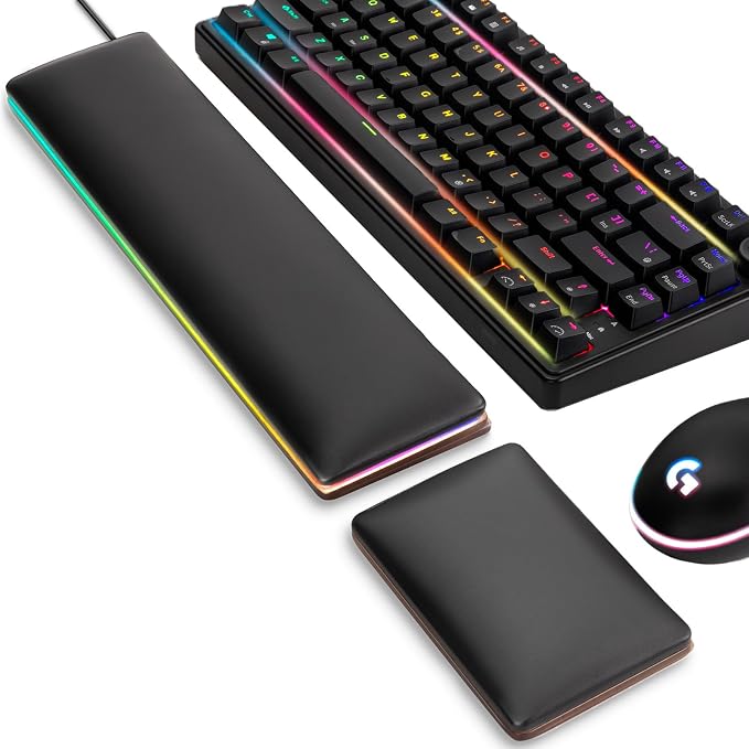 ASFSKY Keyboard and Mouse Wrist Rest Set by ASFSKY