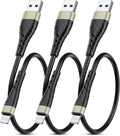 OIITH MFi Certified Short for iPhone Charger Cable 3 Pack 1 Ft, 12 inch for by OIITH
