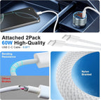 iPhone Fast Car Charger, 65W 4-Port USB C Car Phone Charger Adapter - Image 7