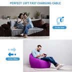 2 Pack iPhone Charger, iPhone 14 Wall Charger Cube Dual Port USB-A Adapter Block - Image 6