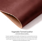 TobbinGear Leather Belt Phone Pouch, Left Handed Leather Cell Phone Holster - Image 5