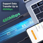 Temdan 4 Pack Lightning to USB C Adapter - Image 4