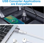 USB to USB C Adapter 20 Pack, USB A to USB C Adapter, C Female to A Male - Image 5