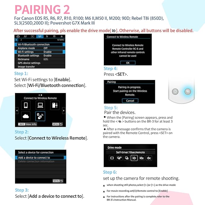 for Canon Rechargeable Wireless Remote Control - Image 8