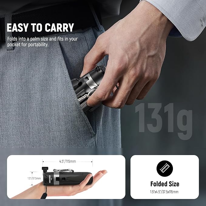 NEEWER Selfie Stick with Detachable Bluetooth Remote Shutter, Lightweight - Image 6