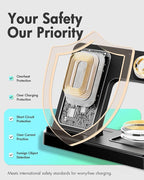 Wireless Charger iPhone Charging Station: 3 in 1 Charger Stand Multiple Devices - Image 6