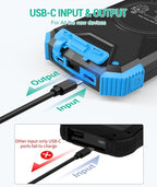 BLAVOR Solar Power Bank 10, Portable Wireless Charger, 20W Fast Charging - Image 4