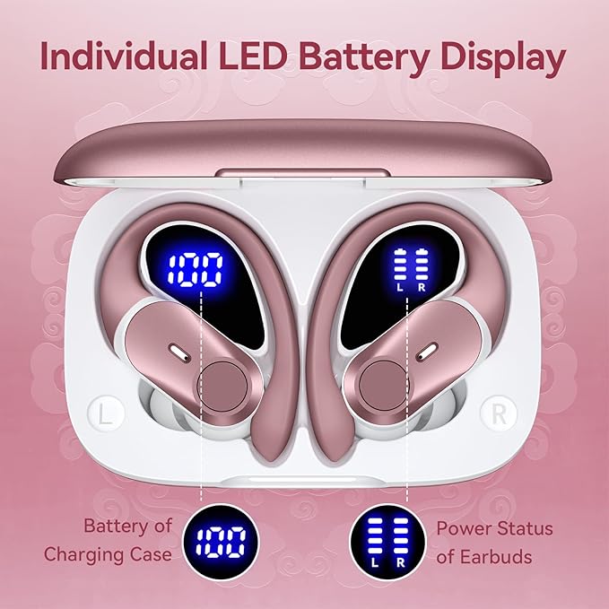 Active Noise Cancelling Ear Buds Wireless Earbuds 80H Playtime Bluetooth - Image 6