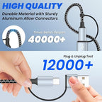 Travel Essentials 4 in 2 Dual Type C Multi Charging Cable - Image 6