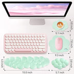 Cloud Wrist Rest for Computer Keyboard, 4-in-1 Memory Foam Leather Cloud - Image 7