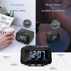 uscce Digital Dual Alarm Clock Radio - Image 4