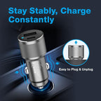 MOCA 38W Fast Car Charger, Dual Port USB C Power Delivery All Metal Lighter PD/ - Image 7