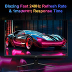 Z-Edge 27 inch Gaming Monitor, FHD 1080P 240Hz, Ultra-Fast MPRT 1ms Monitor - Image 3