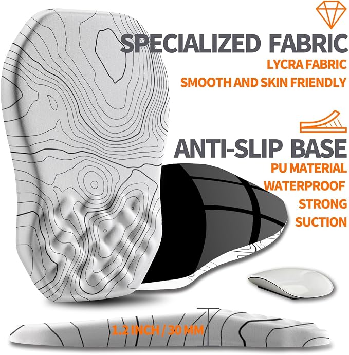 Ergonomic Slope Mouse Pad Wrist Support, Wrist Rest Mousepad - Image 6
