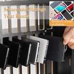 Cell Phone Holder Classroom 36 Slots Wooden Cell Phone Storage Cabinet Pocket - Image 5