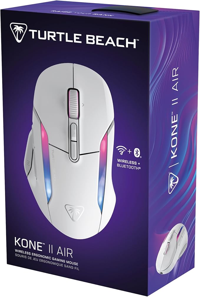 Turtle Beach Kone II Air – Wireless Ergonomic RGB Gaming Mouse, 350-Hr Battery - Image 13