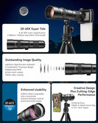 Evil Eye 20-60X Zoom Telephoto Lens, High Power HD Telephoto Phone Lens - Image 6