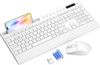 White Wireless Keyboard and Mouse Combo by Trueque