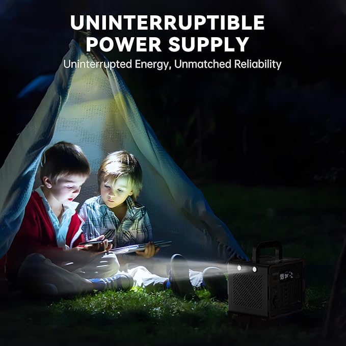 EM300 Portable Solar Station, 259Wh LiFePO4 Battery, 65W USB-C PD Fast Charging - Image 9