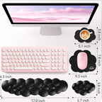 Cloud Wrist Rest for Computer Keyboard, 4-in-1 Memory Foam Leather Cloud - Image 7