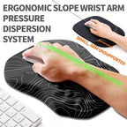 Ergonomic Slope Mouse Pad Wrist Support, Wrist Rest Mousepad - Image 2