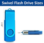 8GB Flash Drives 10 Pack Nicepicten 8 GB USB 2.0 Flash Drive Swivel Thumb Drive - Image 6