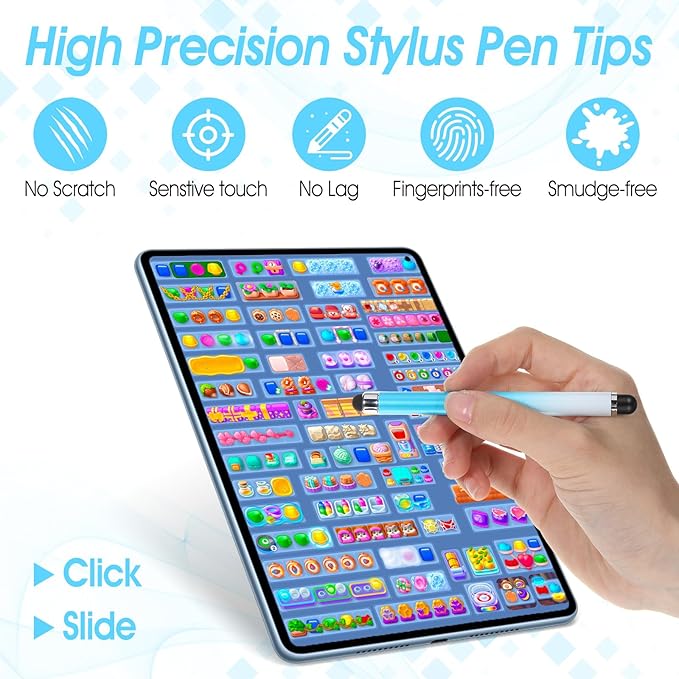 30PCS Replacement Rubber Tips for Stylus pens, High Sensitivity Stylushome Tip - Image 3