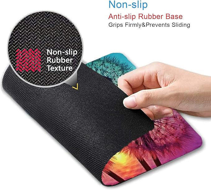 Dandelion Mouse Pad Non-Slip Rubber Base Gaming MousePads - Image 3