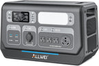 ALLWEI 2400W LiFePO4 Portable Power Station, 2048Wh Solar Generator by ALLWEI