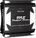 Pyle 2 Channel Car Stereo Amplifier- 1400W Dual Channel Bridgeable High Power by PyleUSA
