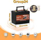 High Performance G24 12V 60AH Lithium Car Start Stop Battery - Image 2