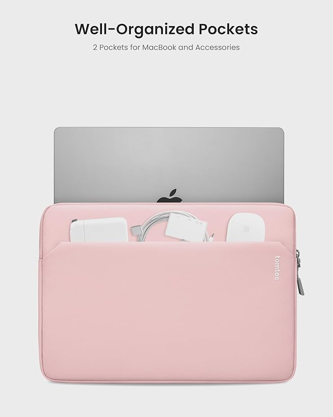 tomtoc Slim Laptop Sleeve for 15-inch 2025 New MacBook Air M4/A3241, 15 Inch - Image 2