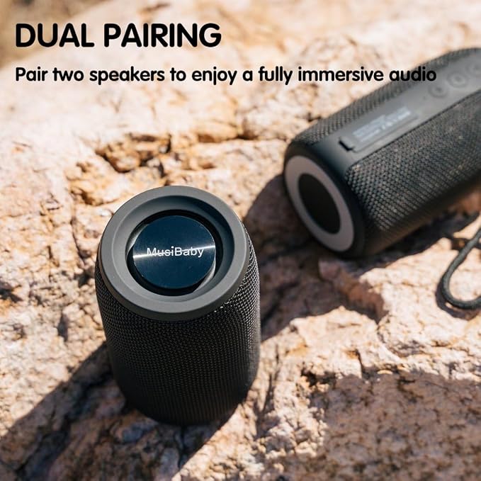 Bluetooth Speaker, MusiBaby M68 Small Portable Speaker:Speaker - Image 6