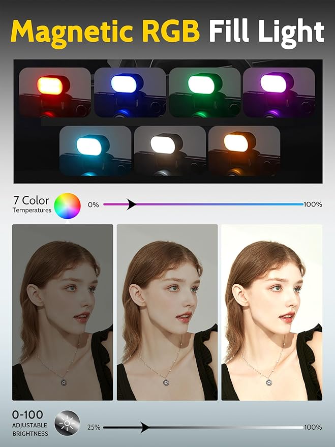 Auto Face Tracking Tripod 360 Rotation w/Stand, Selfie Stick Tripod - Image 4