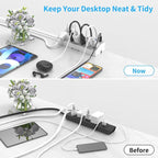 Clamp Power Strip Tall, 40W Fast Charging Station, Desk Mount Desk Shelf - Image 5