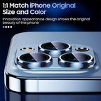 Uyiton for iPhone 13 Pro/iPhone 13 Pro Max Camera Lens Protector, Metal Ring - Image 6