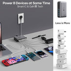USB C Fast Charger Block 200W, 8 Ports Charging Station - Image 6