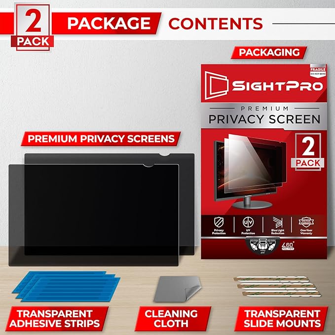 27 Inch 16:9 Computer Privacy Screen Filter - Image 6